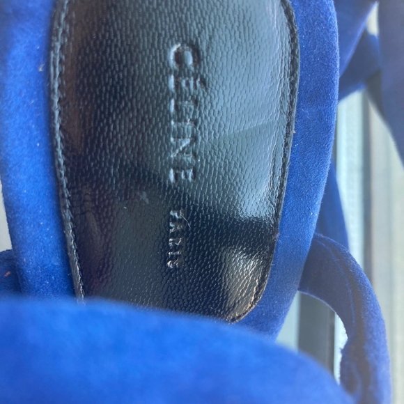 NWOT - SEXY CELINE SANDALS - WITH GOLD CLASP - 38.5 fits a SIZE 7 -NEVER WORN - Picture 8 of 9